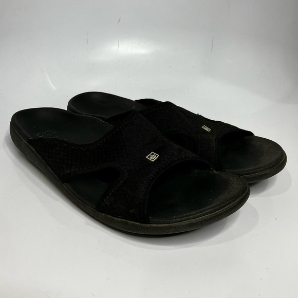 Spenco Breeze Men’s orthotics slides black size 10 - Picture 2 of 8